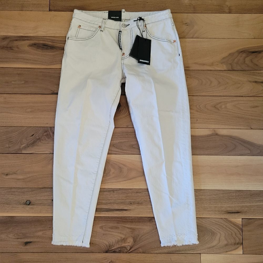 Dsquared2 Hockney Tapered Jeans size 38 2 XS NEW